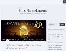 Tablet Screenshot of bonsplansmagazine.com